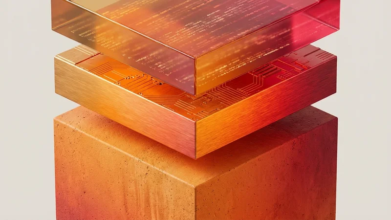 Concept illustration — layered skill abstraction stack